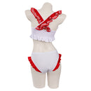 Sailor Moon Hino Rei Original Design Swimsuit Cosplay Costume Bikini Top Shorts Outfits