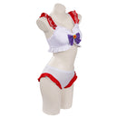Sailor Moon Hino Rei Original Design Swimsuit Cosplay Costume Bikini Top Shorts Outfits