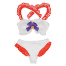 Sailor Moon Aino Minako Original Design Swimwear Cosplay Costume Bikini Top Shorts Outfits cossky®