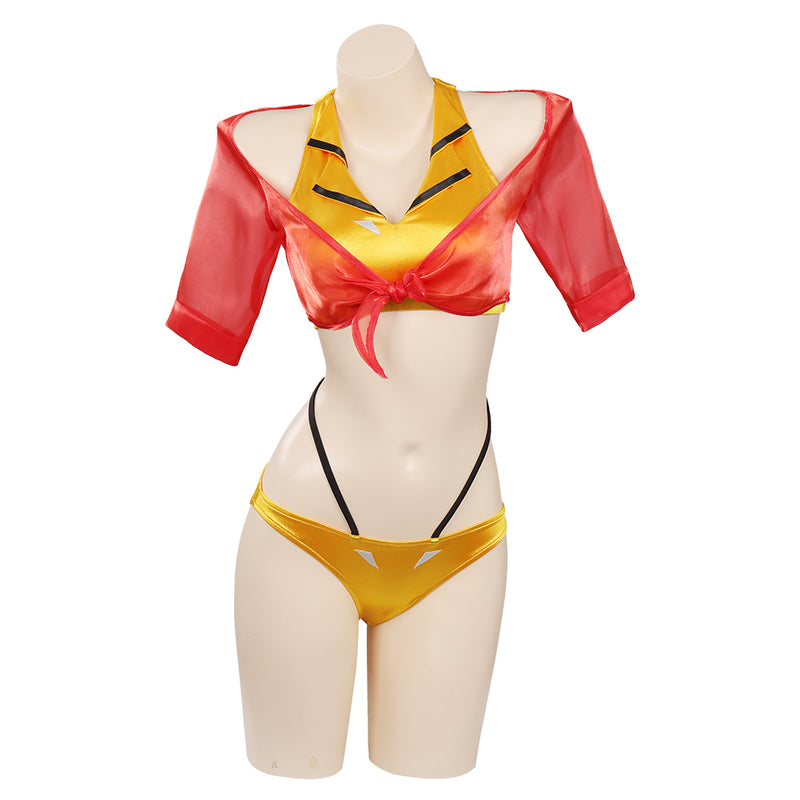 Faye Valentine Original Design Swimsuit Cosplay Costume-cossky®