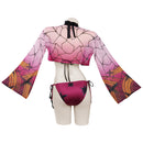 Daki Original Design Cloak Swimsuit Cosplay Costume