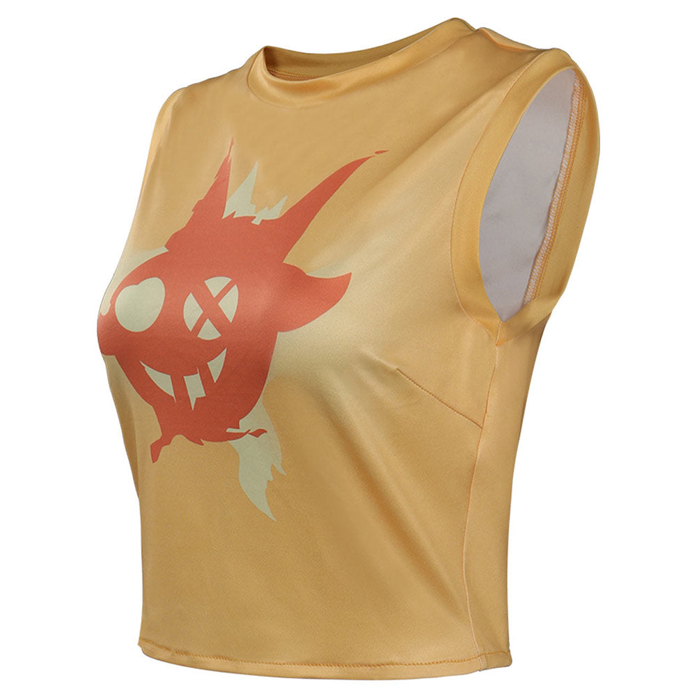 Valorant Raze Cosplay Costume T-shirt Hat Cap Outfits Halloween ...