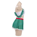 Original Design Green Swimsuit Cosplay Costume Bikini Top Skirt Outfits