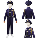 Kids Children 2022 Nick Cosplay Costume Police Uniform Outfits Halloween Carnival Suit