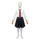 Roald Dahl’s Matilda the Musical Matilda Cosplay Costume Kids Children Uniform Skirt Shirt Coat Outfits