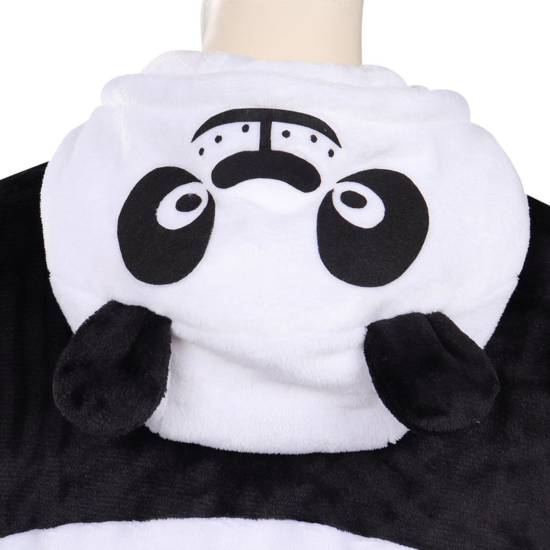 Adult Kung Fu Panda: The Dragon Knight Po Cosplay Costume Jumpsuit Sleepwear Pajamas Outfits