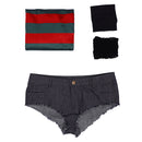 A Nightmare On Elm Street：Freddy Krueger Cosplay Costume Outfits Halloween Carnival Suit