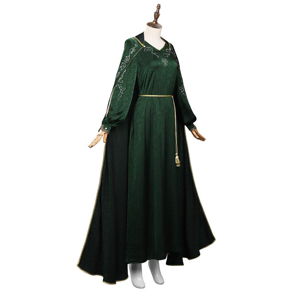 House of the Dragon Alicent Hightower Cosplay Costume Dress Medieval O