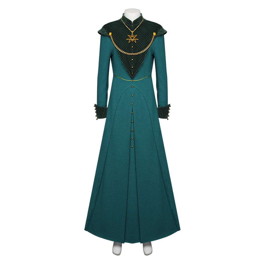 Alicent Hightower Cosplay Costume Dress Outfits Halloween Carnival Suit
