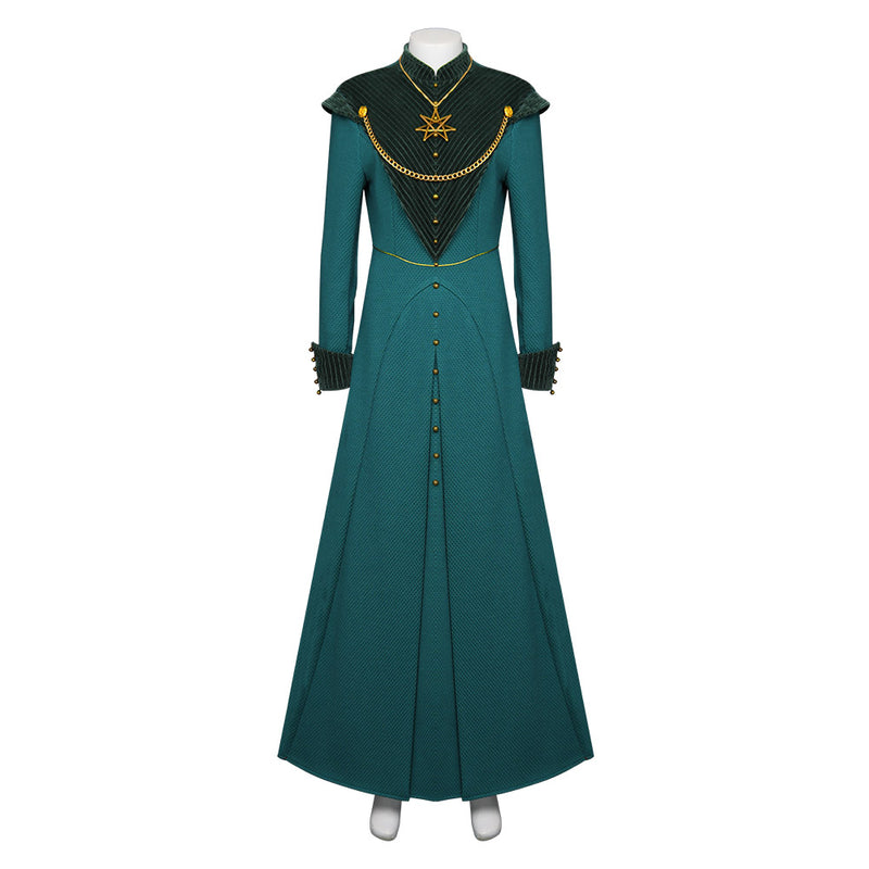 Alicent Hightower Cosplay Costume Dress Outfits Halloween Carnival Suit