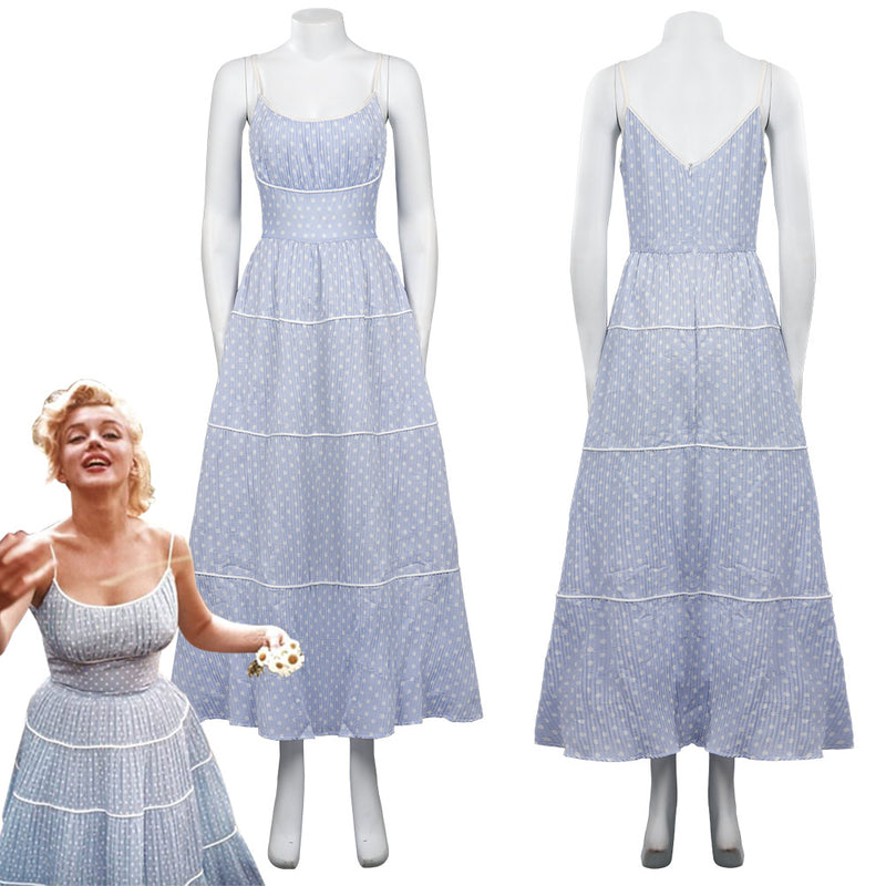 BLonde：Norma Jeane Cosplay Costume Dress Outfits Halloween Carnival Party Suit