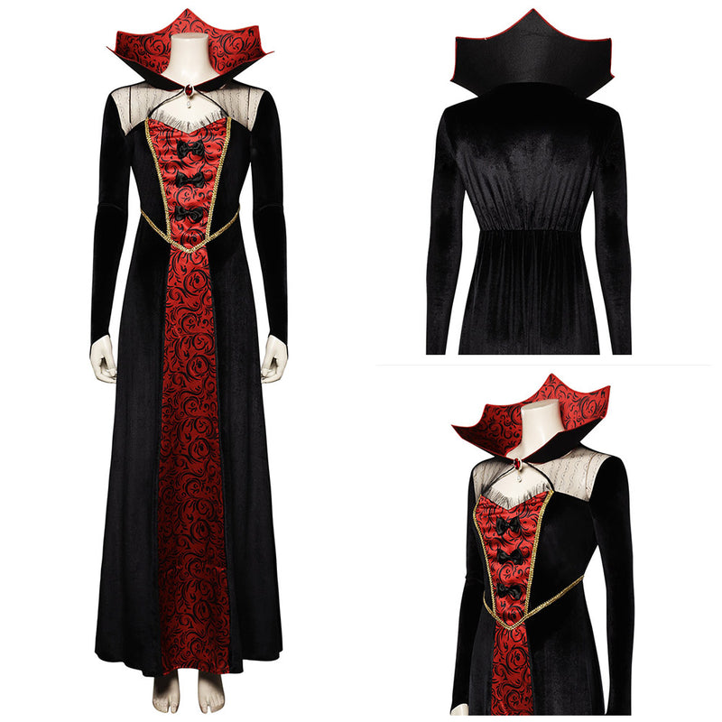 Adult Women Witch Cosplay Costume Dress Outfits Halloween Carnival Suit