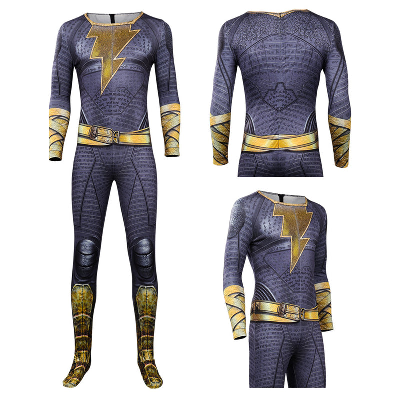 Black Adam  Cosplay Costume Jumpsuit Outfits Halloween Carnival Suits