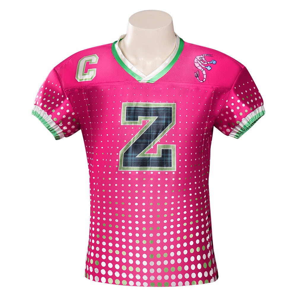 Kids Children Zombies 3 Zed Tshirt Cosplay Costume Outfits Halloween