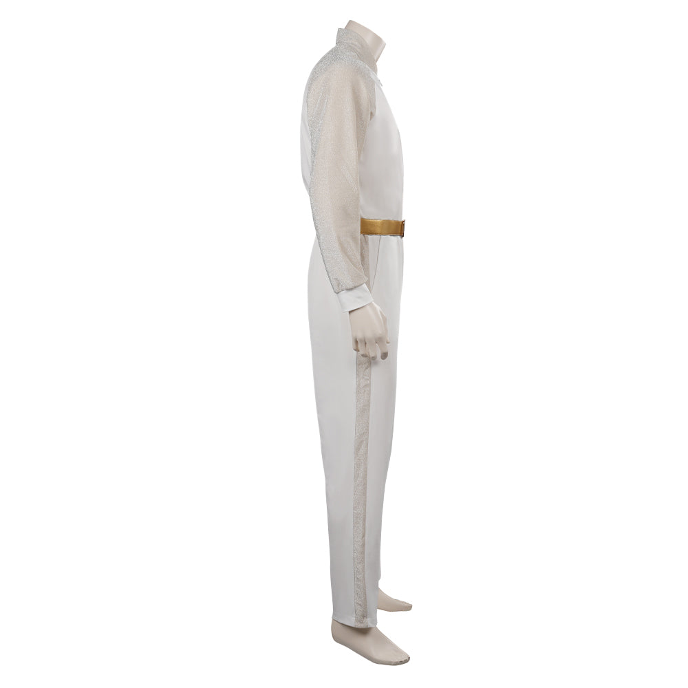 2023 Movie Ken Disco Jumpsuit White Dancing Suit Cosplay Costume