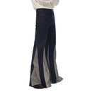 1970s Retro Vintage Disco Mid Waist Bell Bottom Super Flares Long Pants Halloween Carnival Suit