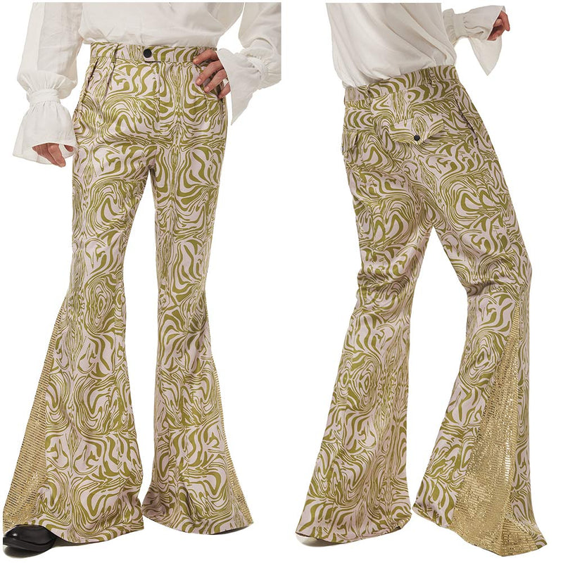 Retro 70's bell bottoms. Must-have flared pants for vintage and