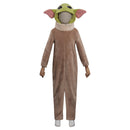 The Mando Baby Yoda Jumpsuit Sleepwear Cosplay Costume for Kids Children
