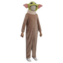 The Mando Baby Yoda Jumpsuit Sleepwear Cosplay Costume for Kids Children