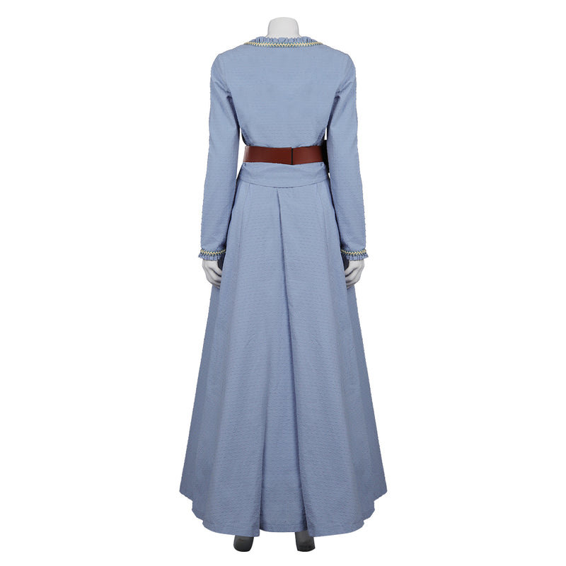 Westworld 2022 Dolores Abernathy Cosplay Costume Blue Vintage Dress Outfits Halloween Carnival Suit