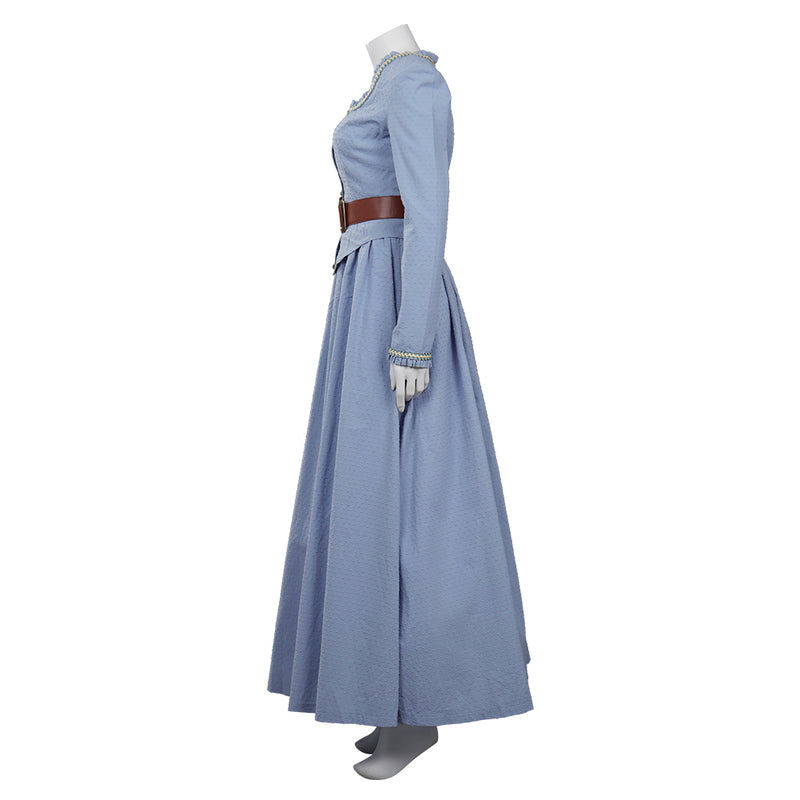 Westworld 2022 Dolores Abernathy Cosplay Costume Blue Vintage Dress Outfits Halloween Carnival Suit Westworld 2022 Dolores Abernathy Cosplay Costume Blue Vintage Dress Outfits Halloween Carnival Suit