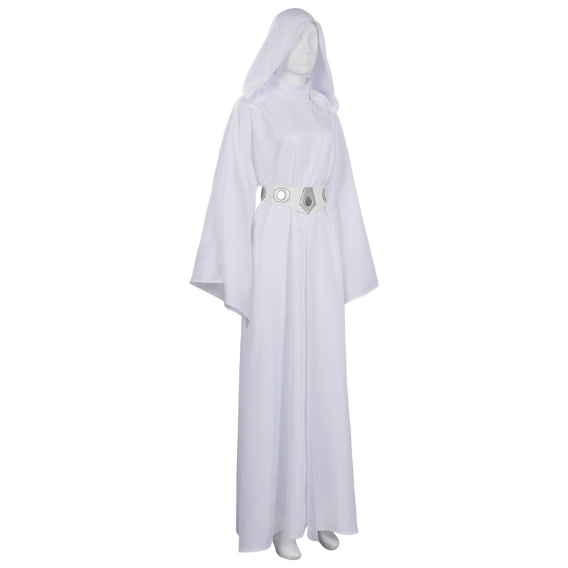 Adult Princess Leia Cosplay Costume Dress Outfits Halloween Carnival Suit