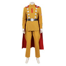 Yellow Cosplay Costume Top Pants Cloak Outfits Halloween Carnival Suit
