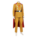 Yellow Cosplay Costume Top Pants Cloak Outfits Halloween Carnival Suit