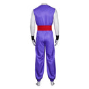 Purple Jumpsuit Wig Shoes Full Set Cosplay Costume Outfits Halloween Carnival Suit