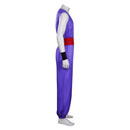 Purple Jumpsuit Wig Shoes Full Set Cosplay Costume Outfits Halloween Carnival Suit