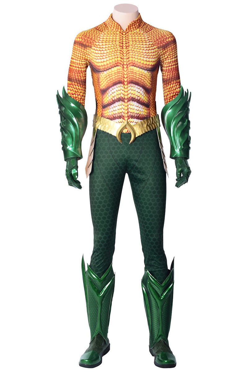 DC Justice League Aquaman Arthur Curry Outfit Cosplay Costume