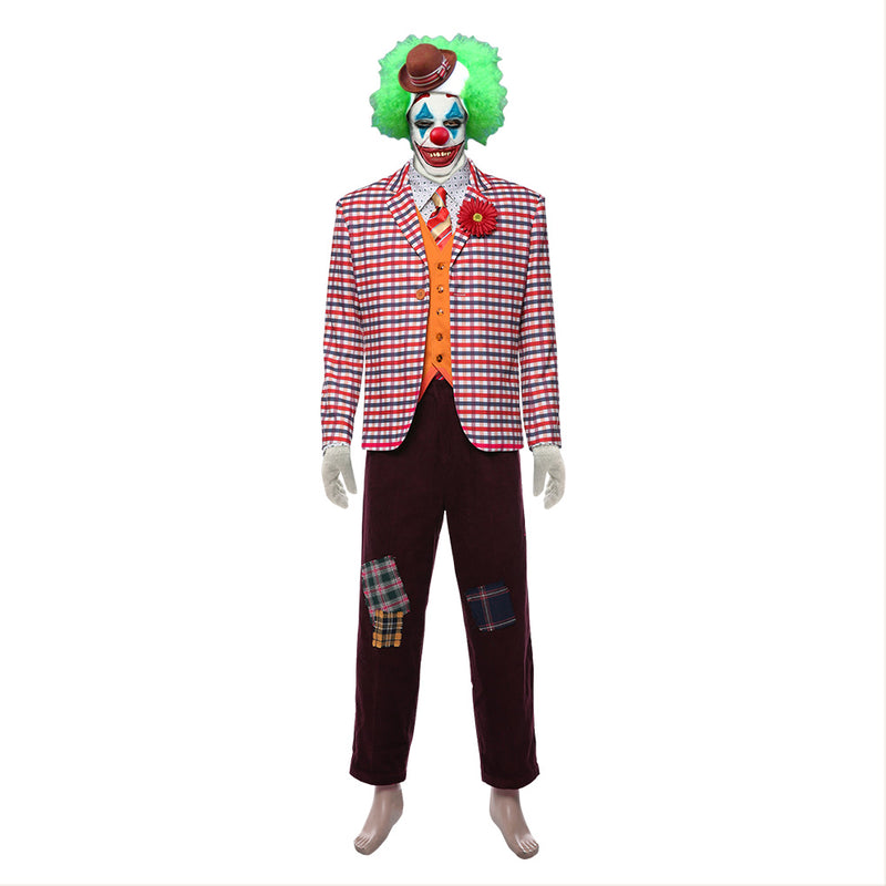 Joker Single Breasted Arthur Fleck Red Tuxedo Suit - LJB Joker Single Breasted Arthur Fleck Red Tuxedo Suit - LJB