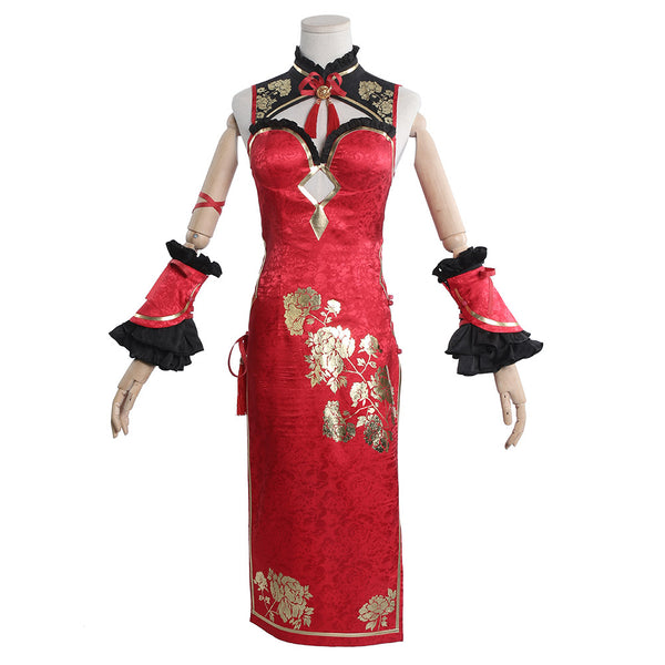 Date A Live Tokisaki Kurumi Cheongsam  Cosplay Costume