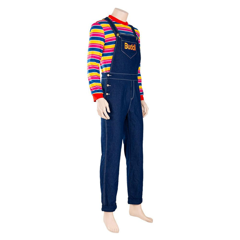 Child's Play Chucky Adult Halloween Carnival Suit Cosplay Costume