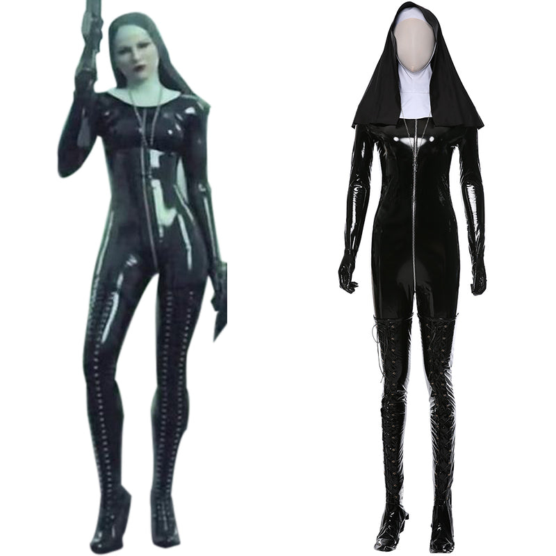 Hitman 5: Absolution Sister Rosewood Orphanage Nun Outfit Cosplay Costume