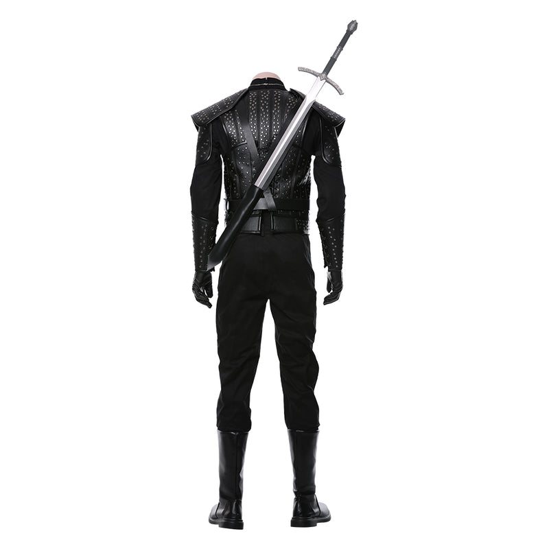 The Witcher Cavill Geralt of Rivia Uniform Cosplay Costume