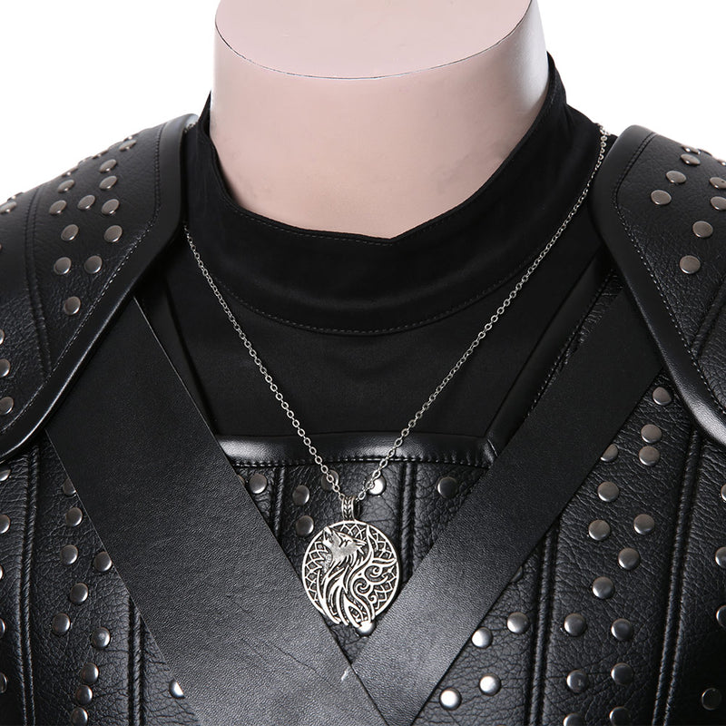 The Witcher Cavill Geralt of Rivia Uniform Cosplay Costume