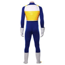 Blue Jumpsuit Vest Gloves Full Set Outfit For Men Cosplay Costume