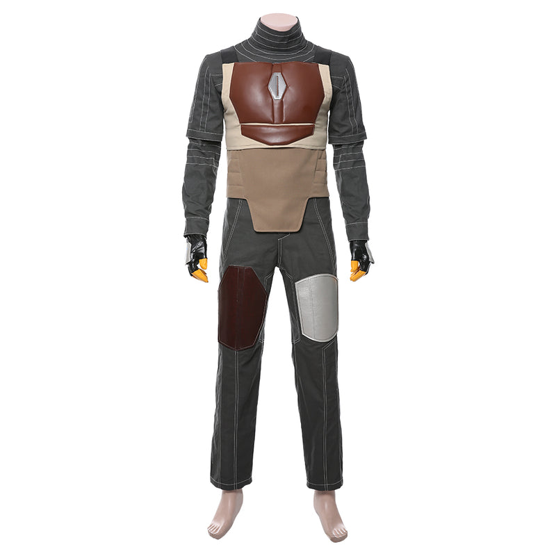 SW Mandalorian Uniform  Halloween Carnival Suit Cosplay Costume