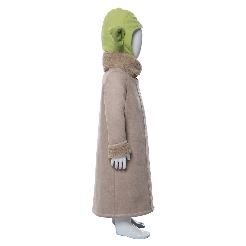 The Mando Baby Yoda Jumpsuit Sleepwear Cosplay Costume for Kids Children