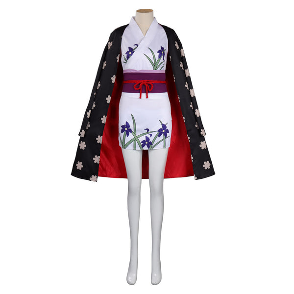 One Piece Wano Country Arc Onigashima Nico Robin Kimono Cosplay Costume