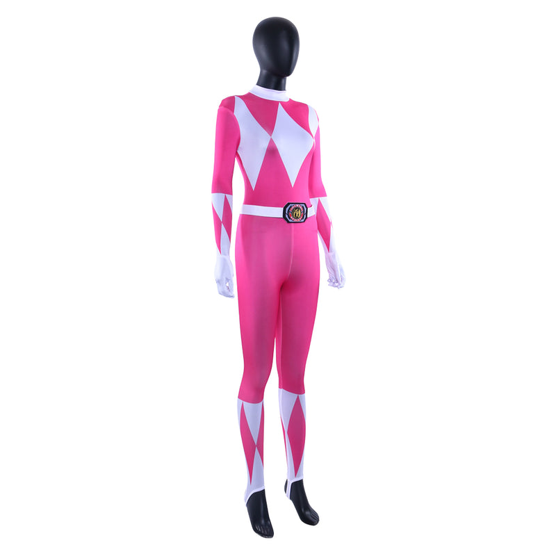 Power Rangers Pink Power Ranger Kimberly Hart Outfit Cosplay Costume