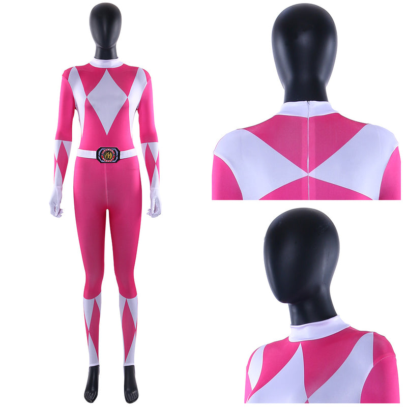 Power Rangers Pink Power Ranger Kimberly Hart Outfit Cosplay Costume