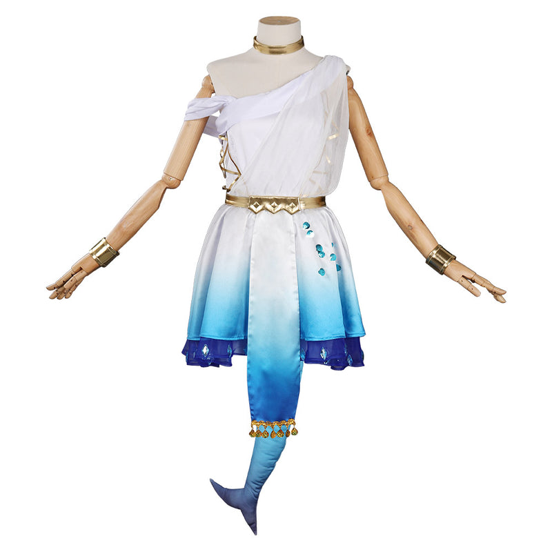 Hololive Vtuber Gawr Gura Cosplay Costume Outfits Halloween Carnival Suit