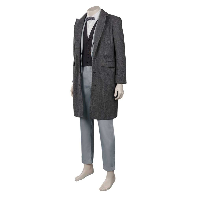Fantastic Beasts: The Secrets of Dumbledore Newt Scamander Cosplay Costume Outfits Halloween Carnival Suit