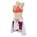 Film: Red Nami Cosplay Costume Top Skirt Outfits Halloween Carnival Suit