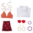 Film: Red Nami Cosplay Costume Top Skirt Outfits Halloween Carnival Suit