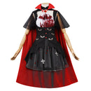 Power Cosplay Costume Vampire Maid Dress Cloak Outfits Halloween Carnival Suit