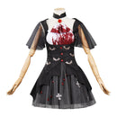 Power Cosplay Costume Vampire Maid Dress Cloak Outfits Halloween Carnival Suit