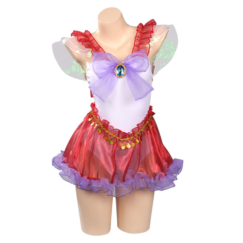 Sailor Moon：Sailor MarsHino Rei Cosplay Costume Jumpsuit Swimsuit Outfits